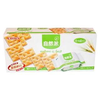 自然派原味梳打饼干(crown)