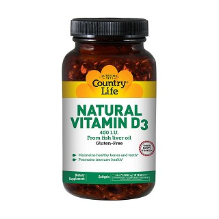 country life natural vitamin d3 400iu(country)