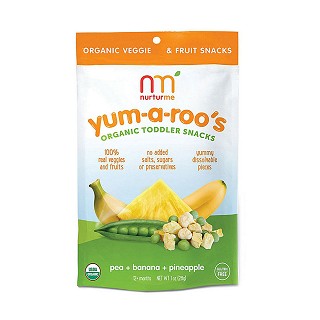 nurturme有机混合蔬菜水果干荷兰豆香蕉菠萝味(nurturme)