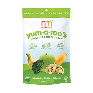 nurturme有机混合蔬菜水果干香蕉苹果西兰花味(nurturme)