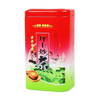 健韵阁 坪上炒茶（方罐）(宏佳)