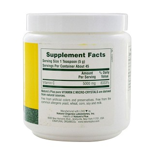 nature's plus vitamin c micro-crystals(400g)