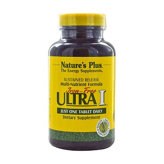 nature's plus ultra i iron free 多营养配方(150粒)