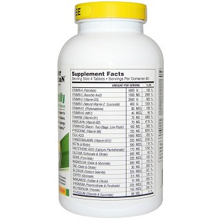 super nutrition 多种维生素矿物质片剂 不含铁(super)