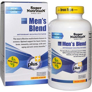 super nutrition 男性混合配方片剂 无铁(super)