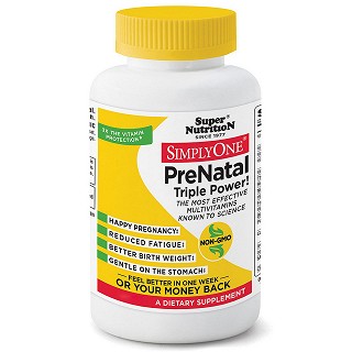 super nutrition prenatal triple power 180片(super)