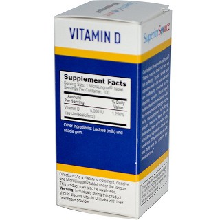 superior source 额外的力量维生素d3片剂 5000 iu(superior)