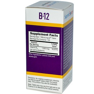 superior source 氰钴胺维生素b12片剂(superior)