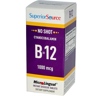 superior source 氰钴胺维生素b12片剂(superior)