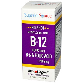 superior source 维生素b-12/6&叶酸速溶片(superior)