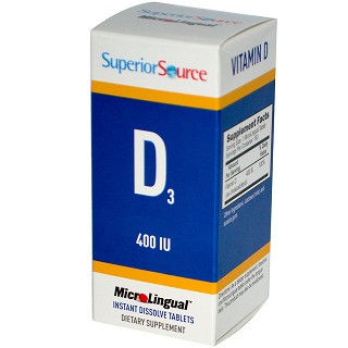 superior source 维生素d3片剂 400iu(superior)