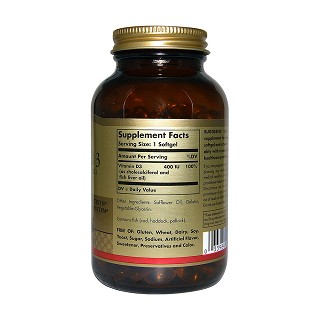 solgar 维生素d3 400iu(250粒)