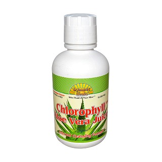 dynamic health laboratories 薄荷香型芦荟汁液体叶绿素(health)