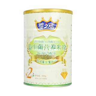 婴之冠绿豆百合配方益生菌营养米粉(长荣)