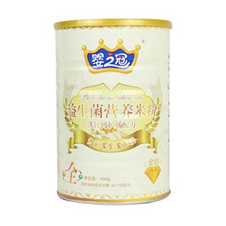 婴之冠铁锌钙护畅配方益生菌营养米粉(长荣)