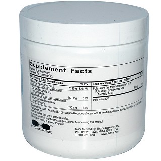 thorne research 缓冲维生素c粉 250克(thorne)