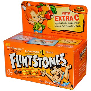 flintstones 儿童补充多种维生素 水果口味(flint)