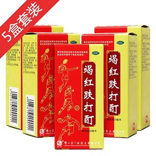 冯了性竭红跌打酊5盒装(冯了性)