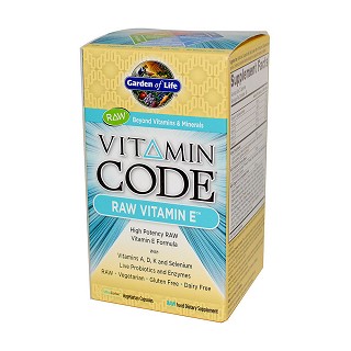 garden of life 天然维生素e素食胶囊(garden)