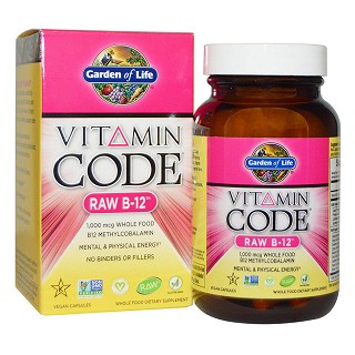 garden of life 天然维生素b-12素食胶囊(garden)