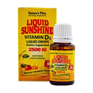 nature's plus vitamin d3 liquid drops 橙子味(25ml)