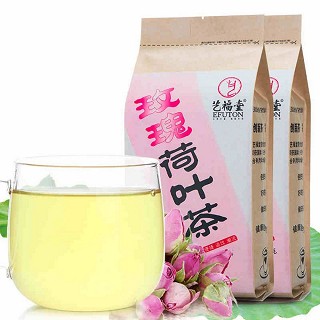 艺福堂 草茶叶 玫瑰荷叶茶(200克)
