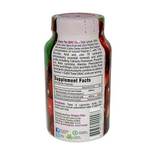greens plus 卡姆果维生素c素食胶囊 200粒(greens)