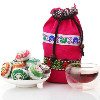 艺福堂 云南普洱熟茶 6味小沱茶(26粒)