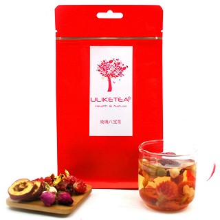 uliketea 重瓣红玫瑰 八宝养生茶(ulik)