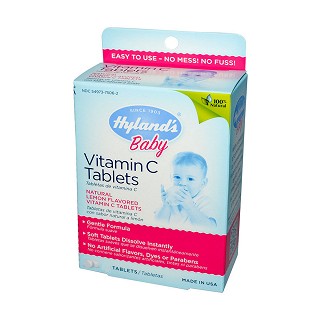 hyland's 儿童维生素c片 天然柠檬口味(hyland)