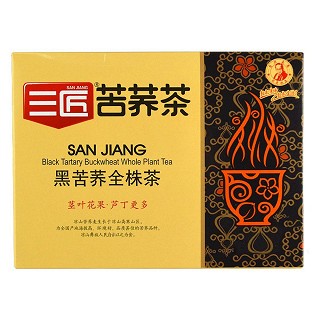 三匠 全株黑苦荞茶 盒装(200g)