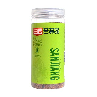 三匠 黑苦荞全胚芽茶 罐装 无糖 焦香型(200g)