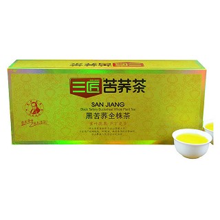 三匠 黑苦荞全株茶 麦香型 条盒装(三匠苦荞科技)