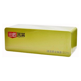 三匠 黑苦荞全株茶 长条铁盒装(三匠苦荞科技)