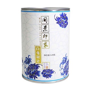 闽景印象白毫银针(圆罐)
