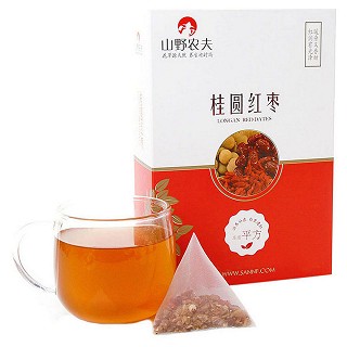 山野农夫 桂圆红枣枸杞茶 三角袋泡茶(150g)