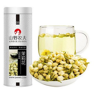 山野农夫 茉莉花茶 新鲜头花新茶(70g)