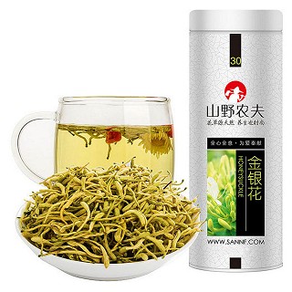 山野农夫 河南封丘金银花茶(50g)