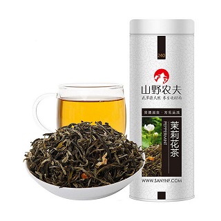 山野农夫 浓香型茉莉花茶叶(50g)