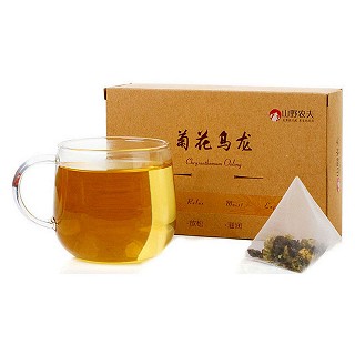 山野农夫 菊花乌龙茶 三角袋泡茶(90g)