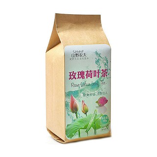 山野农夫 玫瑰荷叶茶 三角袋泡茶(150g)