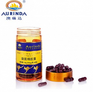 澳洲原装进口澳琳达袋鼠精胶囊60粒/瓶【送同款澳琳达袋鼠精胶囊10粒】