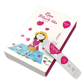 轻轻茶 养生茶 玫瑰红茶(湘茶高)