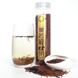 美食地图 全胚黑苦荞红茶(200克)