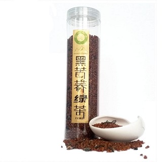 美食地图 全胚黑苦荞绿茶(蜀名春)