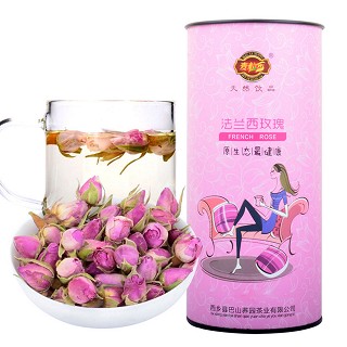 麦粒香 法兰西玫瑰花茶(西乡县巴山荞园)