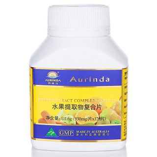 【澳洲进口澳琳达品牌】水果提取物复合片120片/瓶