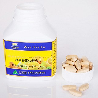 【澳洲进口澳琳达品牌】水果提取物复合片120片/瓶价格