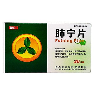 肺宁片(普尔丁)