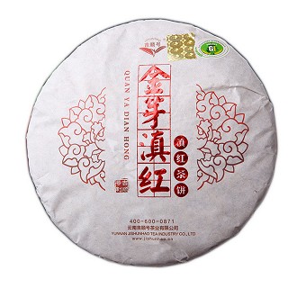 吉顺号 滇红茶 正宗云南凤庆金芽滇红 357克(吉顺号)